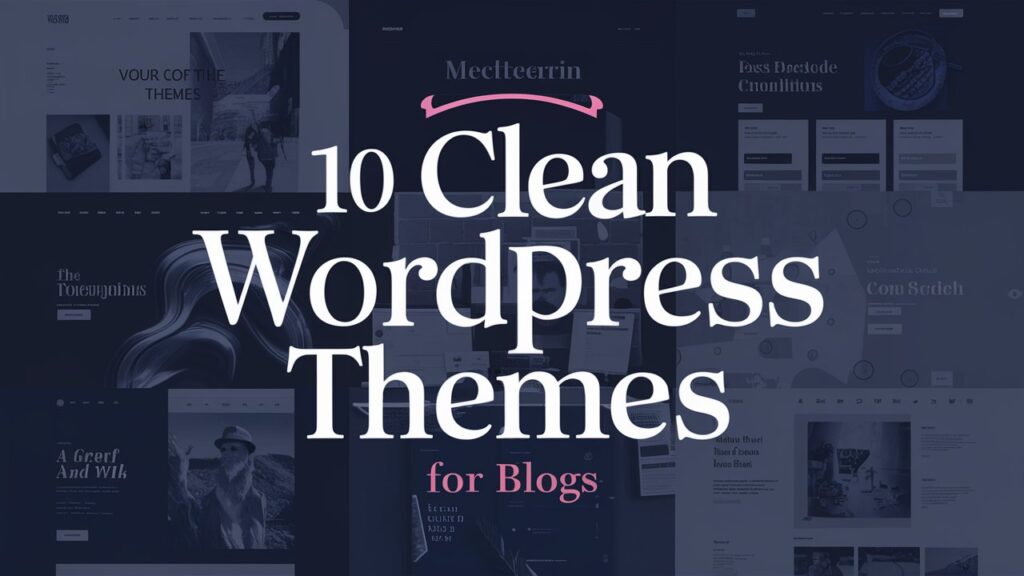 10 Clean WordPress Themes for Blogs